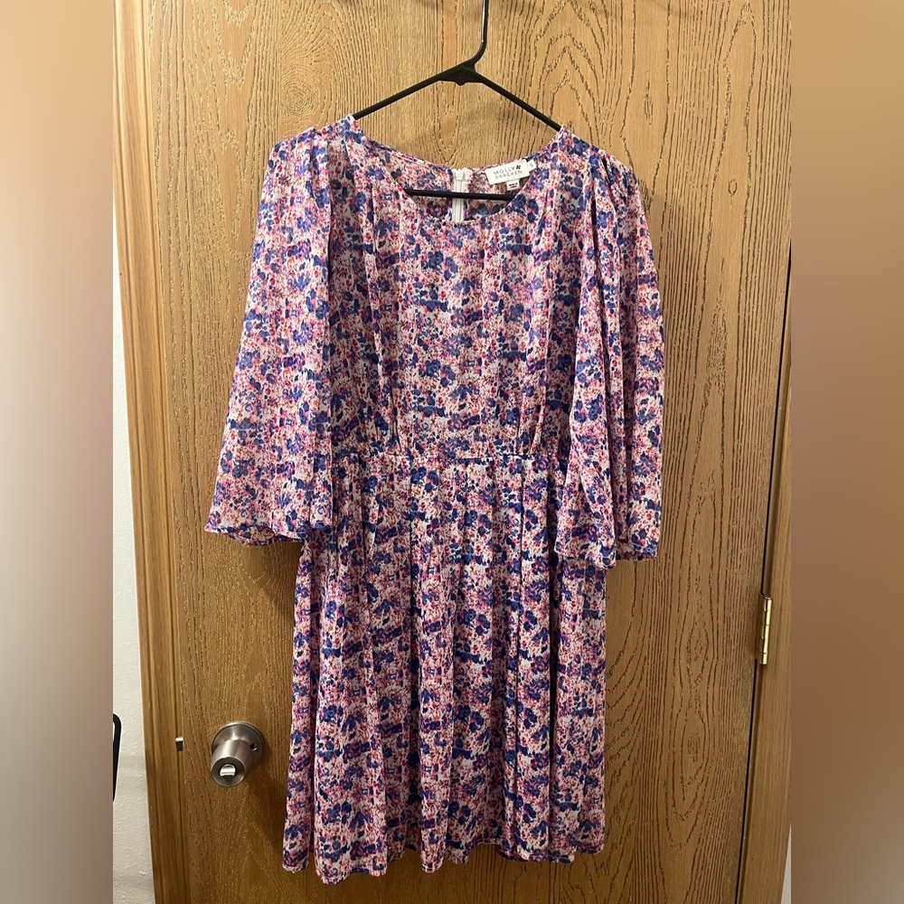 Molly Bracken Printed Veil Dress